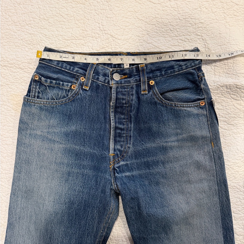 Re/done Levi Sz 24 inseam 27" - Picture 5 of 8